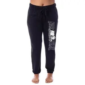Peanuts Womens' Snoopy Nap Time Character Comic Sleep Jogger Pajama Pants