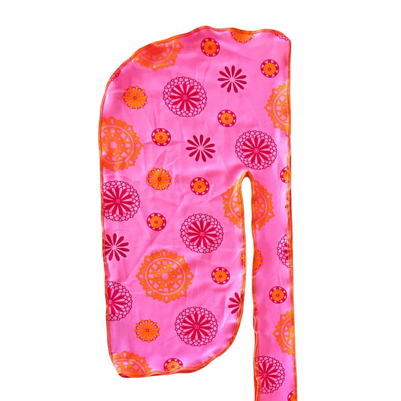 Pink and Orange Durag