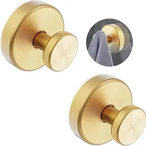 Shower Curtain Suction Cup Hook, Glass Window/mirror Suction Cup Hook, No Drilling Towel Holder, Robe/cloak/bathrobe Hanging Ring, Bathroom - 2 Pack
