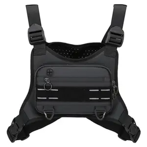Outdoor Sports Chest Pack, Tactical Training Trail Running Vest, Lightweight Running Bag, Heart Chest Pack, Extra Storage Space