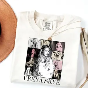 Vintage Freya Skye Shirt, Descendants Zombies Worlds Collide Tour, The Rise Of Red Tee, Descendants Concert, Freya Skye Music Tour