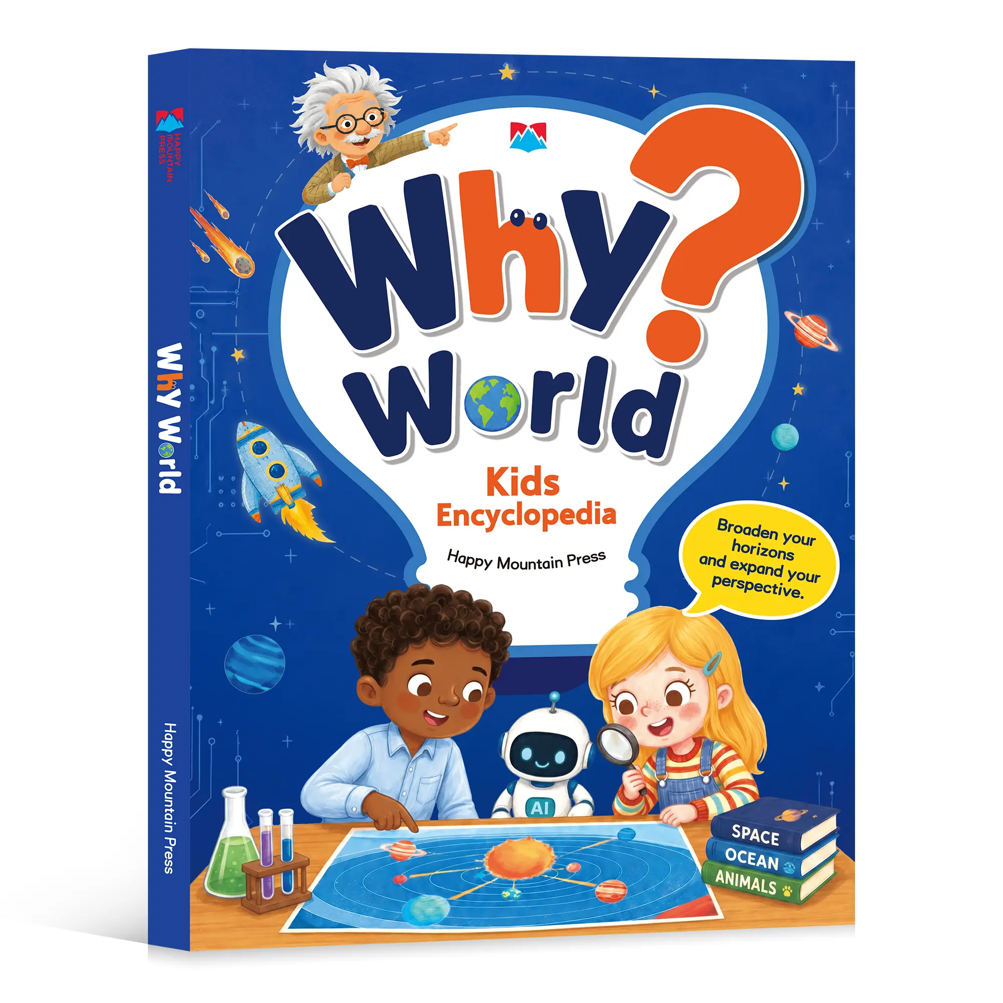 TIMETOME Kids Encyclopedia Book - 100,000 Why Questions & Answers, Educational Learning Toy for Boys & Girls Ages 4-8, Science Nature Space Animal Knowledge Book, STEM Early Learning Gift
