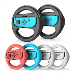 Nintendo Switch Oled Mario Steering Wheel Controller Grip Handle Set of 2, Console Gaming Joystick Accessories, Enhance Your Gameplay Experience