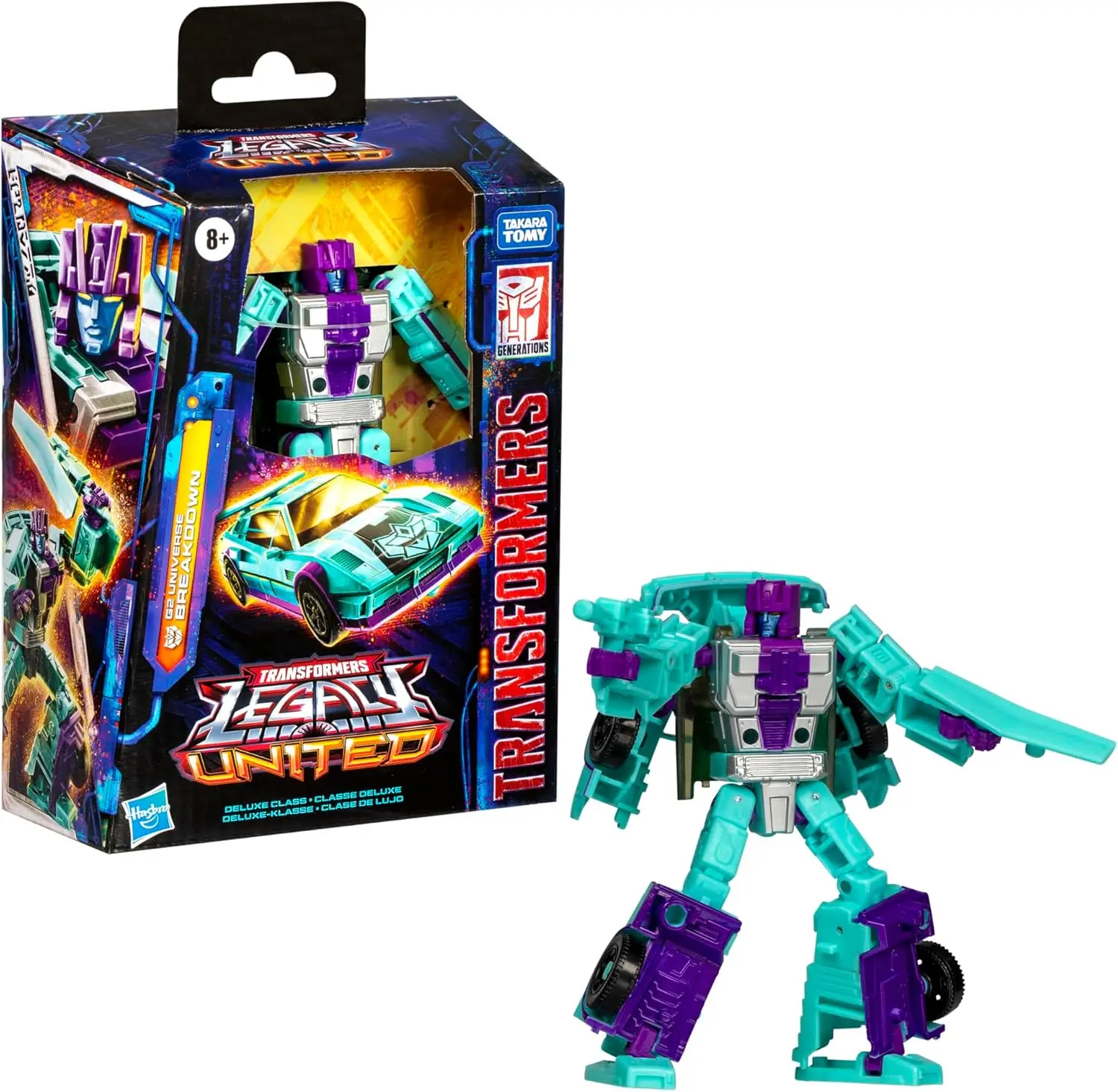 HASBRO Transformers Legacy Deluxe Class G2 Universe Breakdown - Action Figure