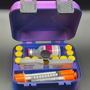 Coolpeps Research Peptide Case – Gen 2 - Airtight Organizer for Vials, BAC, Syringes & Alcohol