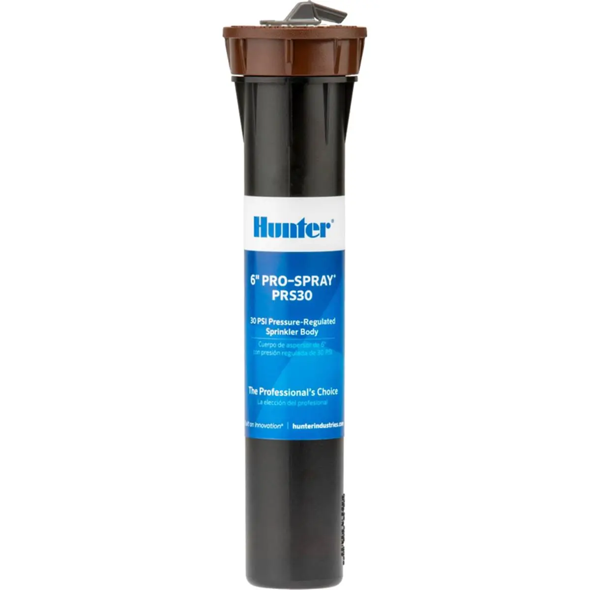 Hunter 7017590 4-in PRS30 Pro-Spray Adjustable Pop-Up Outdoor Garden Sprayers, Plastic Construction, 0.4 lbs, 0.5 in Inlet Size, 2.25 in-6 in & 15 ft Spray Range, 706 sq. ft. Coverage Area