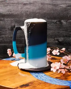 Silipint 28oz Silicone Beer Stein - Unbreakable Reusable Dishwasher Safe Microwave Safe BPA Free Non-Toxic Drinkware Perfect for Tea & Coffee Unique Gift for family and friends to Reuse Washable Tumbler Cup Mug