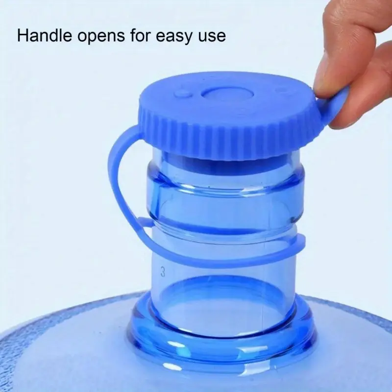 5Pcs 5 Gallon Water Jug Lid Food Grade Plastic Lids Leak Proof Universal Water Bucket Sealing Lid Reusable 45MM Water Dispenser Lid Kitchen Utensils Accessories Sealed Lid