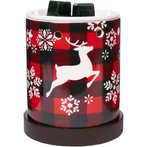 Scentsationals Wax Melt Warmer for Scented Wax Melts - Holiday Collection Reindeer Games - Fragrance Cubes and Tarts