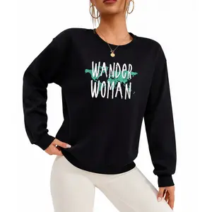 Long Sleeve Sweatshirt for Travel Lovers – Wander Woman World Map Print
