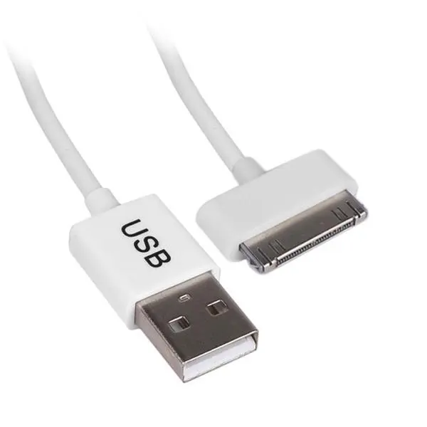 6.5ft 30-Pin Charge & Sync Cable for iPhone, iPad, iPod, New Power Cable