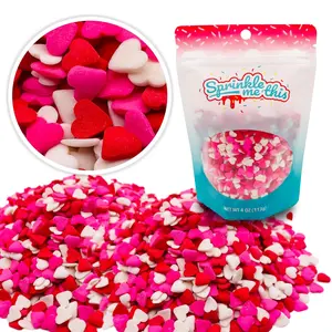 Sprinkle Me This Say It From the Heart – Pink, White & Red Heart Sprinkles for Valentine’s Baking (4, 8, 12 oz)