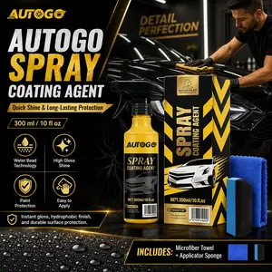 Autogo Nano Car Coating Agent, Hydrophobic Anti-Dirty Spray, Gloss Enhancer, Automotive Beauty Care, Car Paint Protection