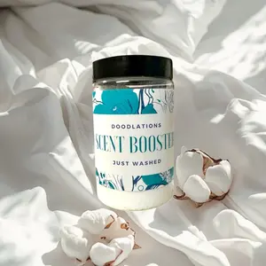 Doodlations Scented Laundry Scent Booster, Just Washed Fragrance Detergent Beads for Baby Laundry Care