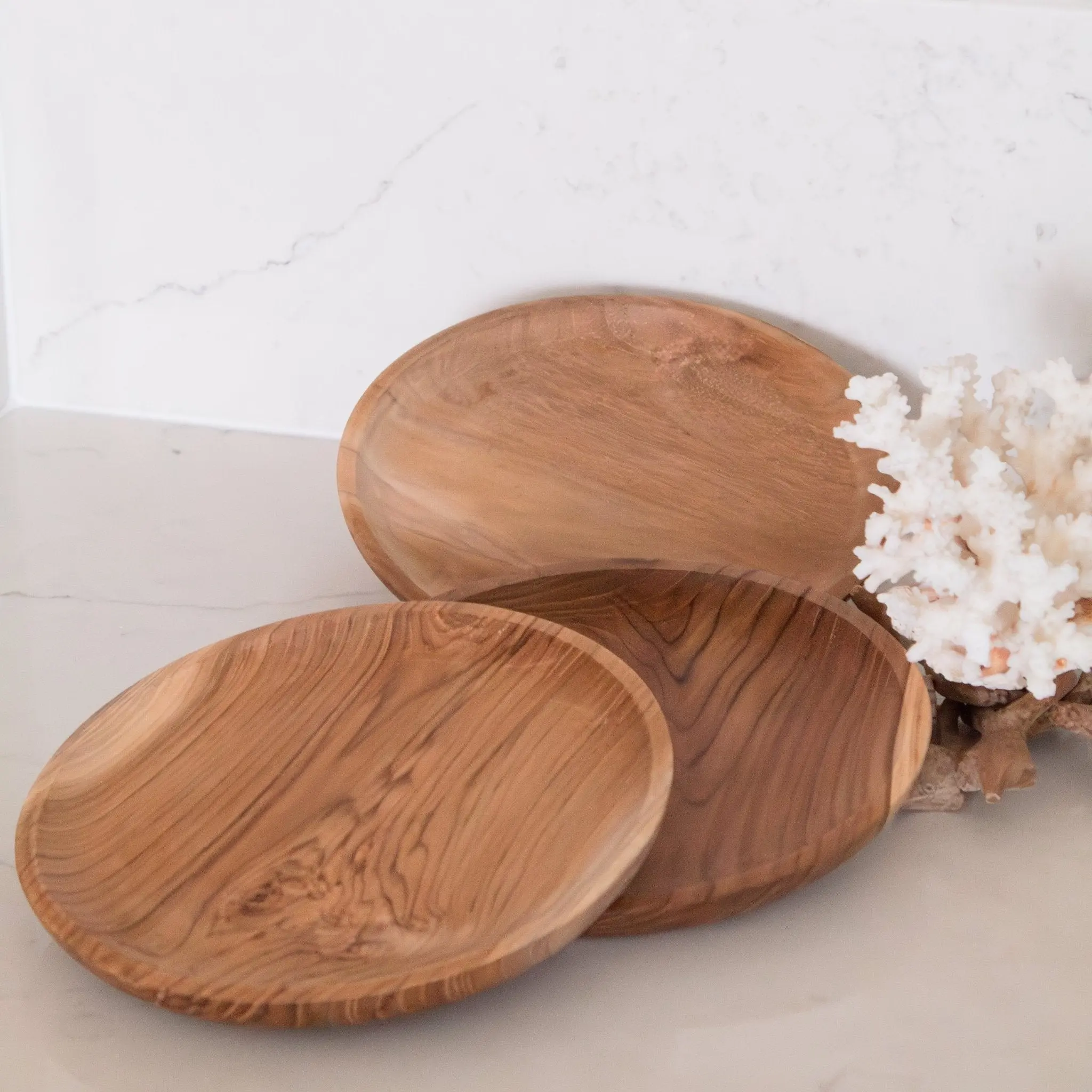 Teak Wood Plate- Small Serving Wooden