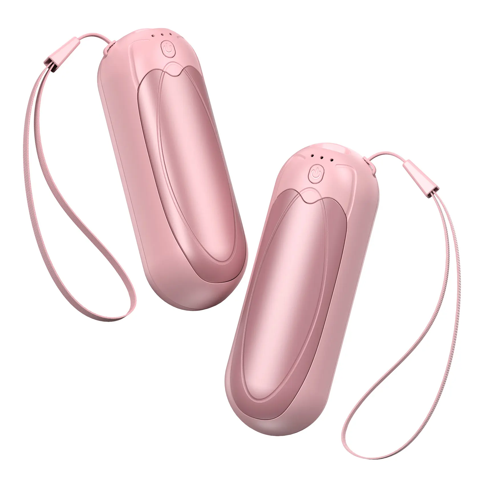 2-Pack Rechargeable 7000mAh Hand Warmers, Compact Pocket-Sized Electric Portable Heater for Cold Weather Skiing, 3 Levels Warmth, 3-Second Instant Heat, 22h Outdoor Warmth Gift for Men Women, Portable Shape