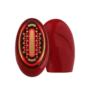 PVD 4-in-1 Face Sculptor & Beauty Device - EMS Microcurrent,  LED Red Light Therapy, Pulse Tech & Therapeutic Heat for V-Face Lifting, Anti-Aging, Skin Tightening & Wrinkle Removal (Includes Free Pud Gel),  Massager,  facial massager beauty device
