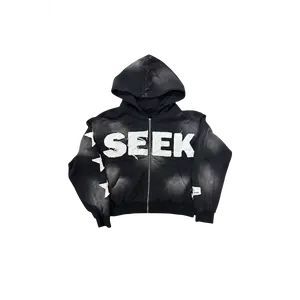 SEEK ZIPUP Cotton Sweatshirt