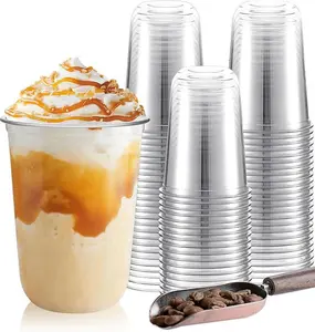 20pcs Disposable Coffee Cups | Food-grade Material, Portable, Leak-proof & Thickened
