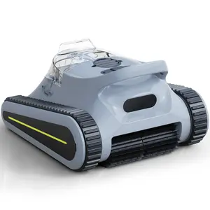 Pool Vacuum for Inground Pools, Cordless Robotic Pool Cleaner, Pool Vacuum with Upgraded Triple-Motor, Wall Climbing, Waterline Cleaning,150 min Battery Life for Pool Up to 2050 Sq.ft