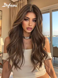 13x6 HD Lace Front Wig Curly Hair Natural Look Comfortable All-Day Wear Easy Styling No Glue Needed Glueless Frontal Wig Glueless Hair Wigs