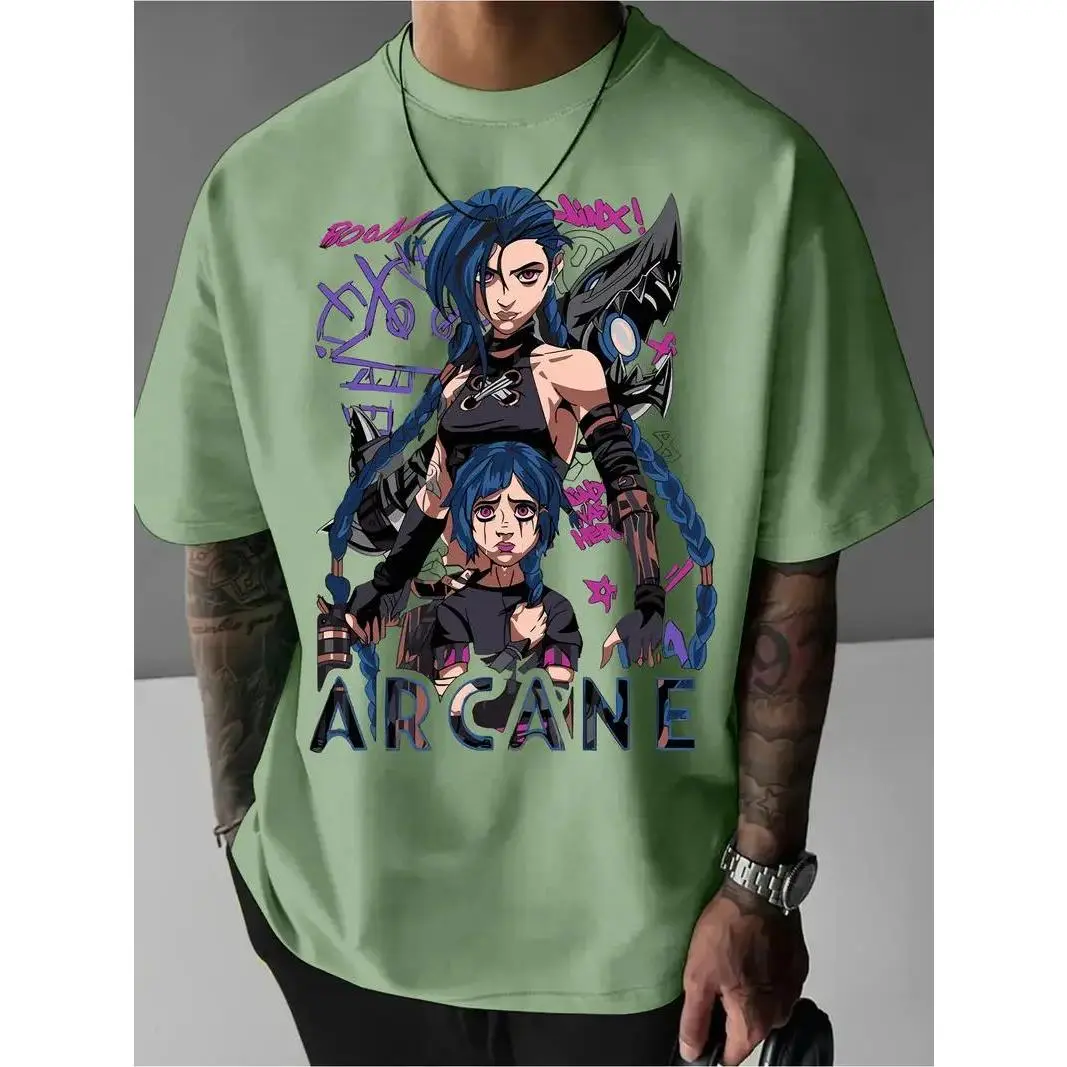 Arcane Vi Dark Wash New Season T-Shirt A Must-Have Fashion Statement for LOL Enthusiasts