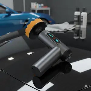Professional Cordless Car Polisher Kit | USB Rechargeable Handheld Buffer for Auto Detailing & Waxing | Durable Anti-Vibration Design for Scratch Removal & Paint Correction