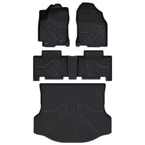 Lasfit fit for 2013-2018 Toyota RAV4 Floor Mats or Cargo Mat, Fit Gas Only