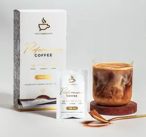 Beforeyouspeak Performance Coffee, Instant Colombian Coffee with Functional Ingredients, Single Serve Sachets, Keto & Vegan Friendly, Gluten Free, Dairy Free, No Added Sugar, 30 Serves