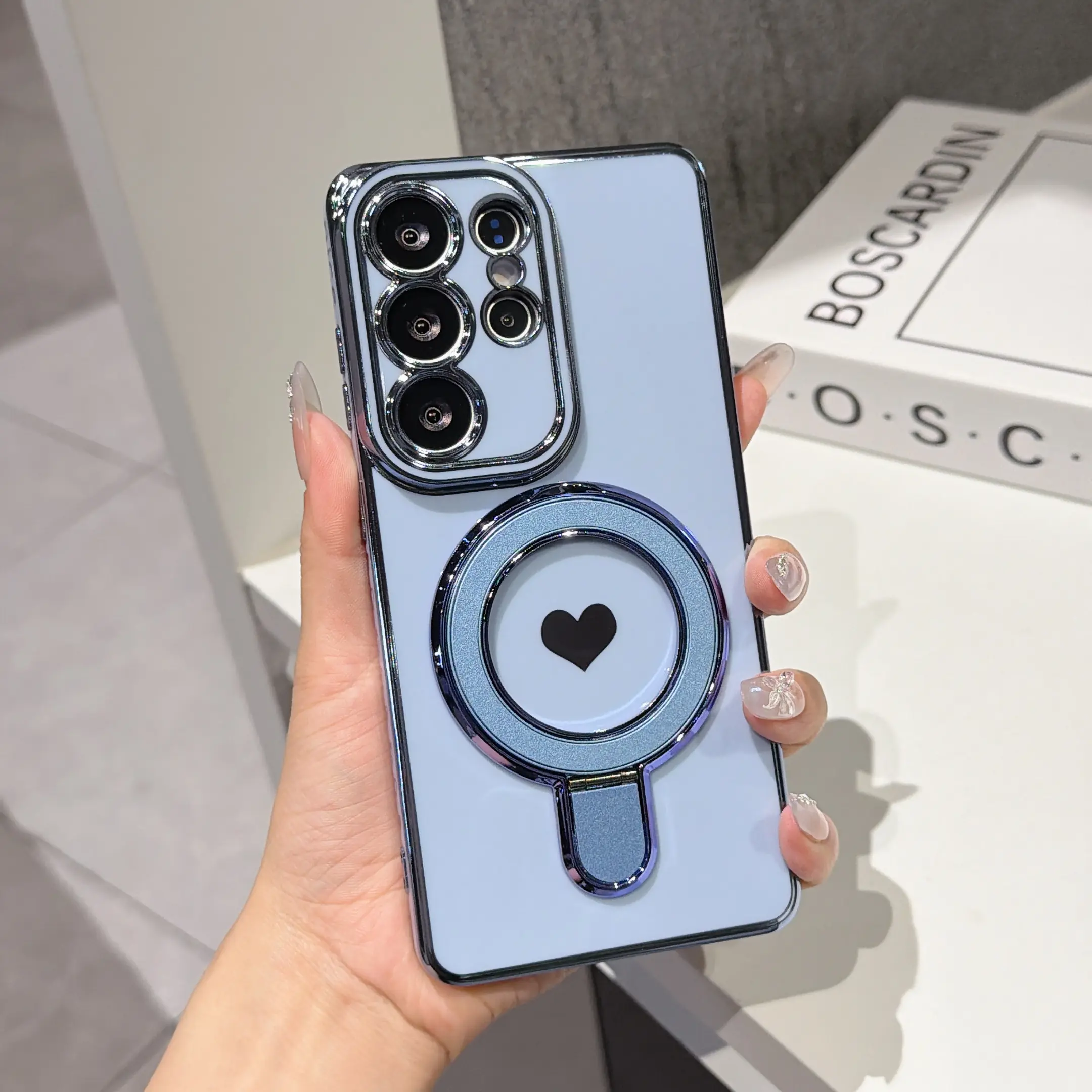 for Samsung Galaxy S26 Ultra S25 S24 S23 S22 S21 Ultra S25FE, S26 Plus, Durable TPU Material, with Stand Function, Fashion Protective Phone Case Cover, Protection, Casing