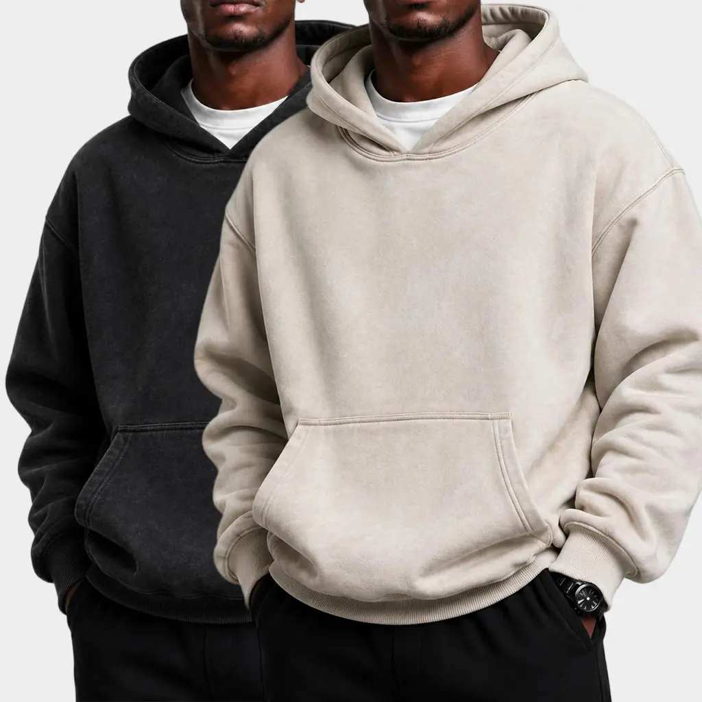 Men’s casual hooded sweatshirt – available in 1-pack or 2-pack options – kangaroo pocket design, soft and comfortable fabric, regular fit, suitable for workouts and everyday wear – a fall/winter essential, machine washable and durable, street style, pullo