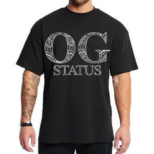 OG Status Chicano Clothing Graphic Tee Cotton Cholo Lowrider Streetwear Hoodie Sweatshirt for Men and Women