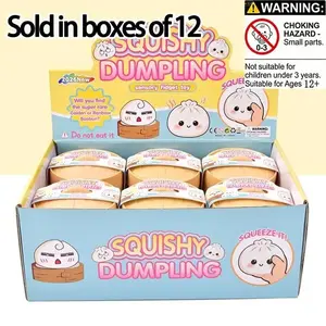 1 Box of 12 Random Color Stress Relief Squishy Toys, Soft Sensory Squeeze Toy, Pressure Relief Dough, Relaxing Fun for All Ages