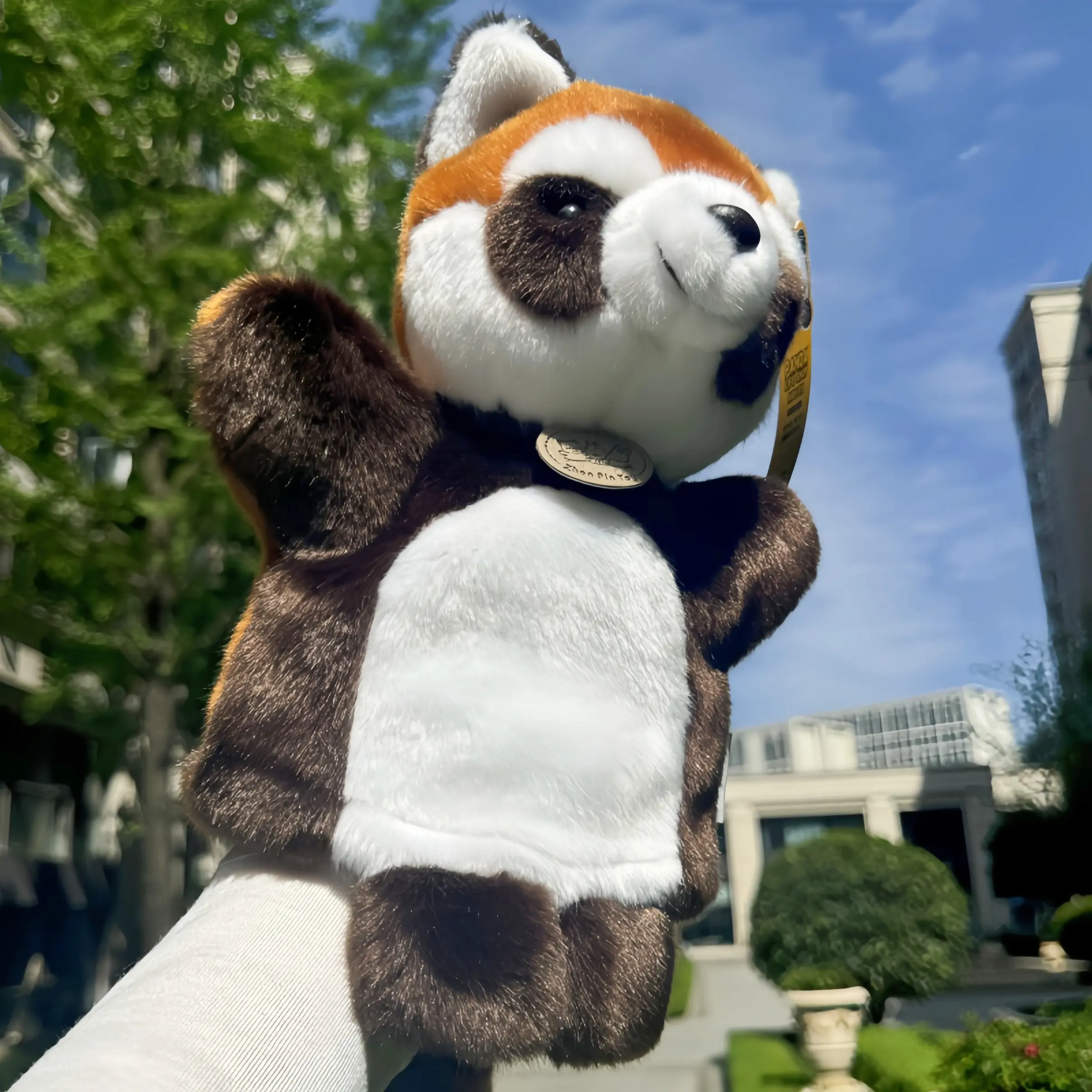 Cute Panda Hand Puppet, Interactive Plush Toy for Kids, Storytelling Performance Prop, Ideal Gift for Animal Lovers