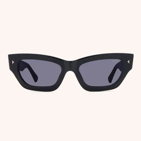 DEZI STACKED Cat Eye Sunglasses with Jewelry Rings