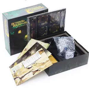 Betrayal at House on the Hill, Dark Horror Style, Suspenseful Haunted House Illustrations, Semi-Cooperative Betrayal Board Game, Ages 12+, 3-6 Players