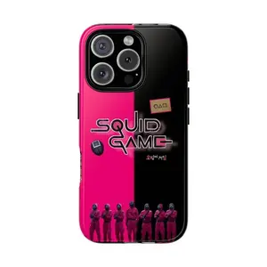 Squid Game Phone Case for iPhone 16 15 14 13 12 Pro Max