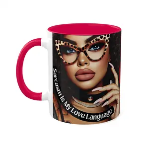 Funny Sarcasm Coffee Mug, Sarcastic Quote Cup, Colorful 11oz Tea Mug, Gift for Sassy Friends, Unique Office Desk Decor, Conversation Starter