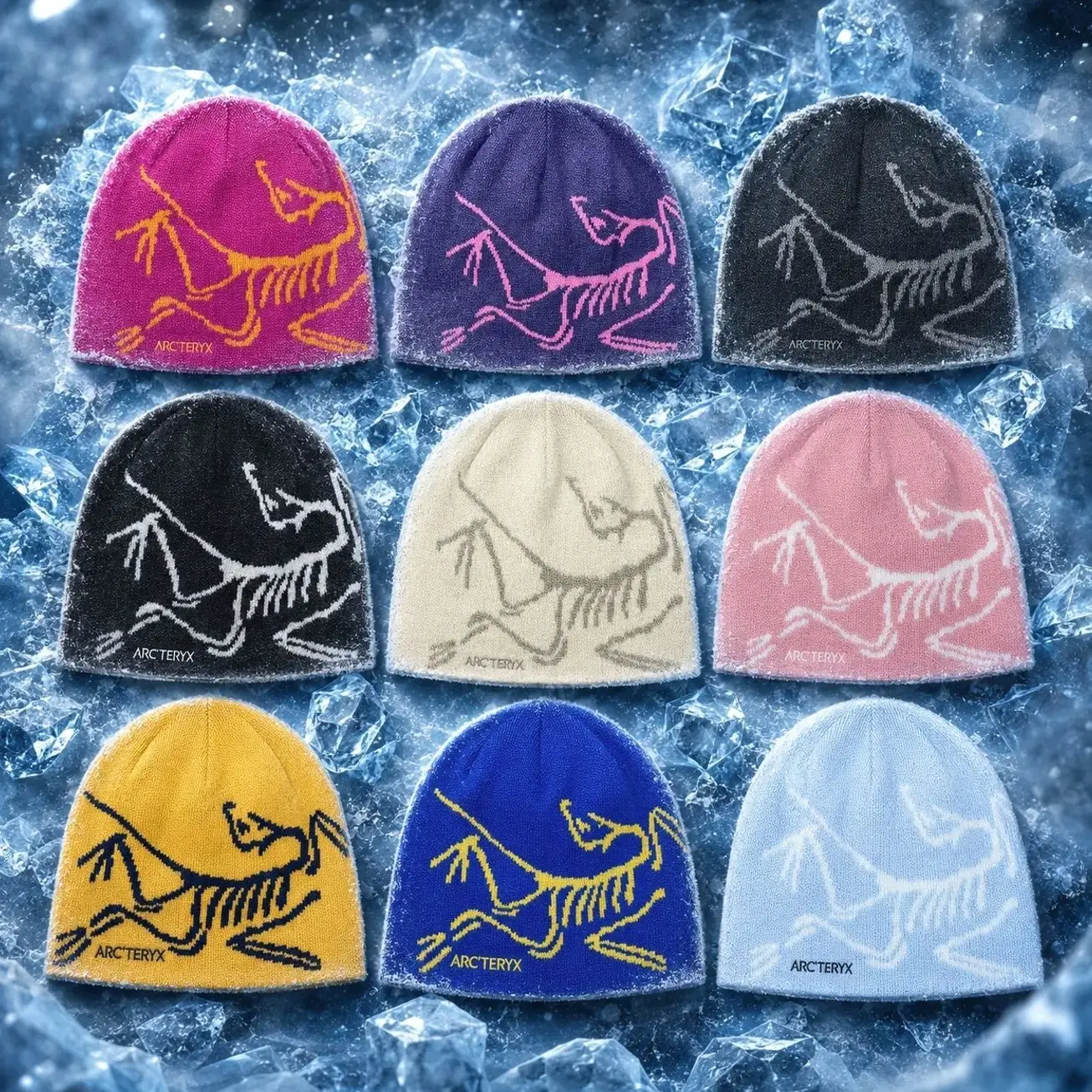 Arc'teryx Bird Head Toque Beanie - Warm Knit Unisex Winter Headwear for Outdoor Hiking, Skiing (Sports Collectibles Item), Beanies