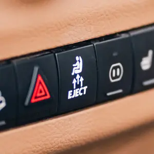 3 size options, Eject blank button decal sticker for blank or empty car buttons