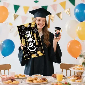 Extra Large Graduation Envelope Wallet, Cash Slot and Card Slots, 14x8 Inch Surprise Gift Bag, Fun Money Holder for High School and College Students
