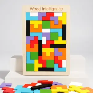 Colorful Wooden 3D Puzzle Toy, Montessori Puzzles Gift, Develops Cognitive Skills Through Letter Blocks, Perfect Interactive Gift for Kids & Parents