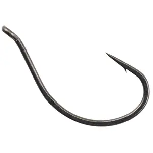50-Pack Drop Shot Hooks - Laser Sharp EWG Finesse Fishing Hooks - Reaction Tackle