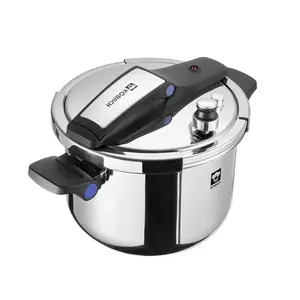 KOBACH 8QT Stainless Steel Pressure Cooker, Olla de presion, Cooking Pressure Cooker, Compatible with Induction and Gas Stovetops, Dishwasher Safe, One-Hand Opening Design