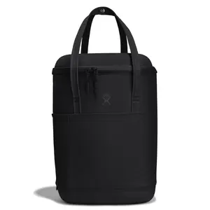 Hydro Flask 20 Liter Carry Out Soft Cooler Pack - Black: Zip Closure, Water-Resistant, Backpack