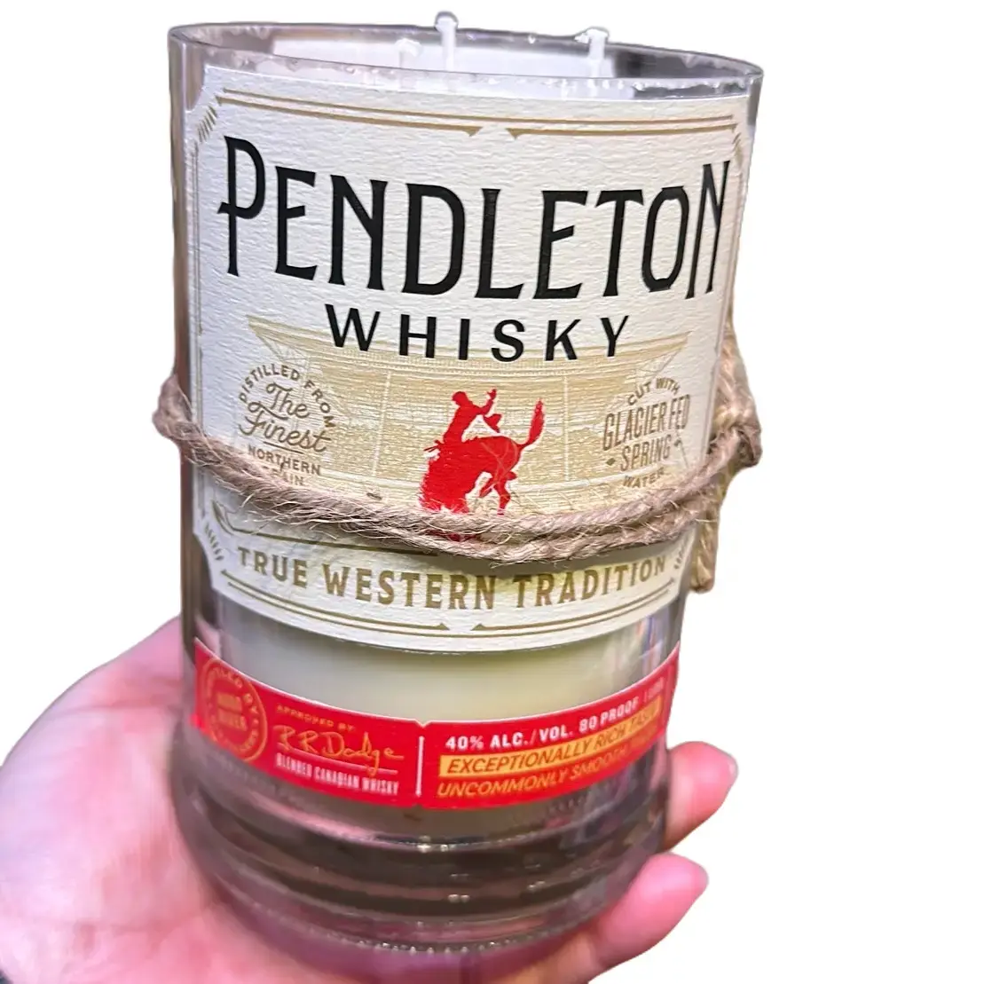Pendleton Whiskey Candle - Hand Decor for Home