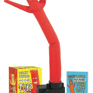 Wacky Waving Inflatable Tube Guy Mini Kit - Original Dancing Air Character, Funny Gag Gift, Party Prop & Decor, Leisure Event Favor, Gifts