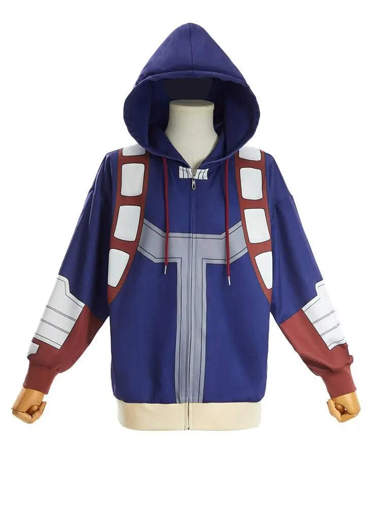 Officially Licensed My Hero Academia Shoto Todoroki Costume Set Inspired Hoodie