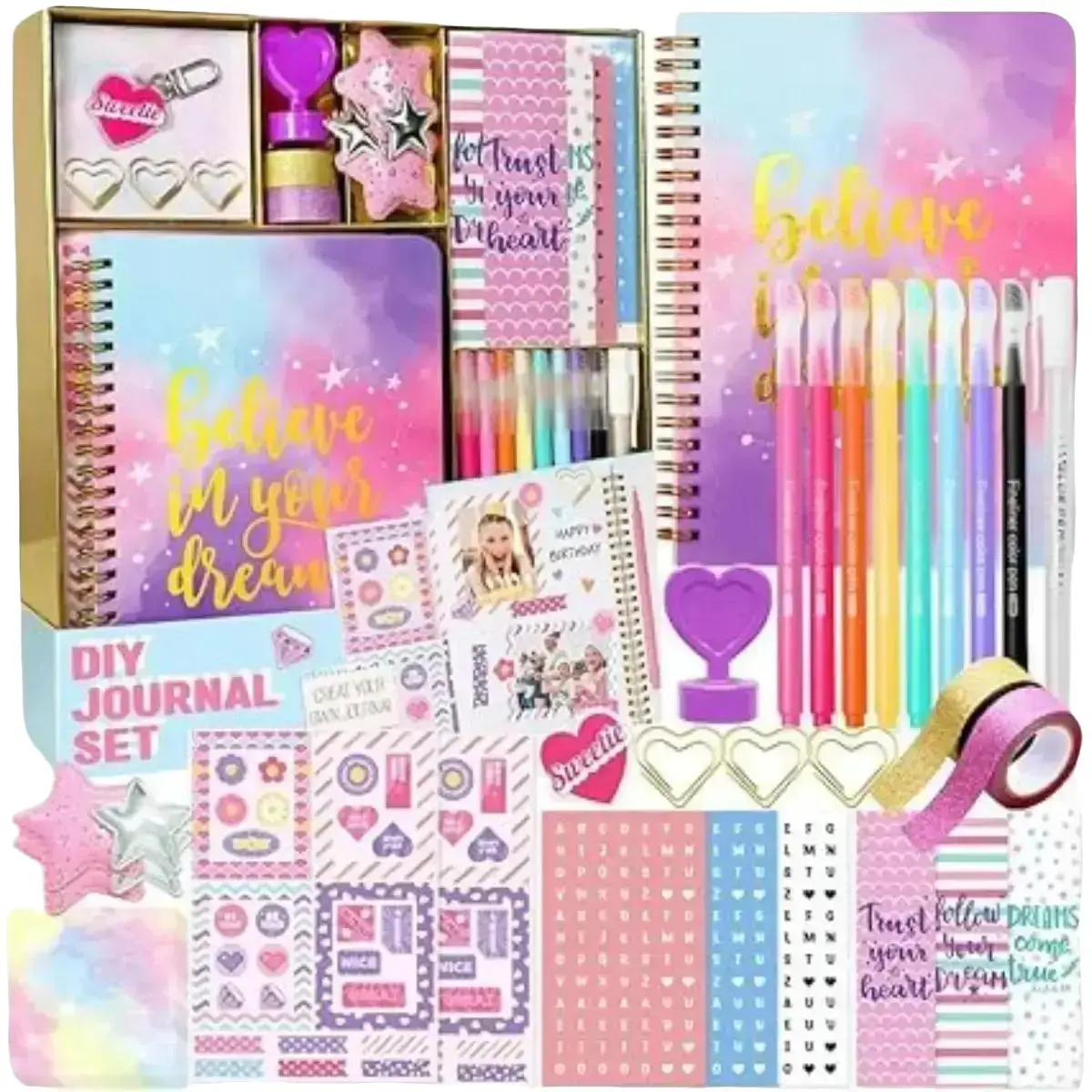 48pcs Stationery Set for Tween & Teen Girls