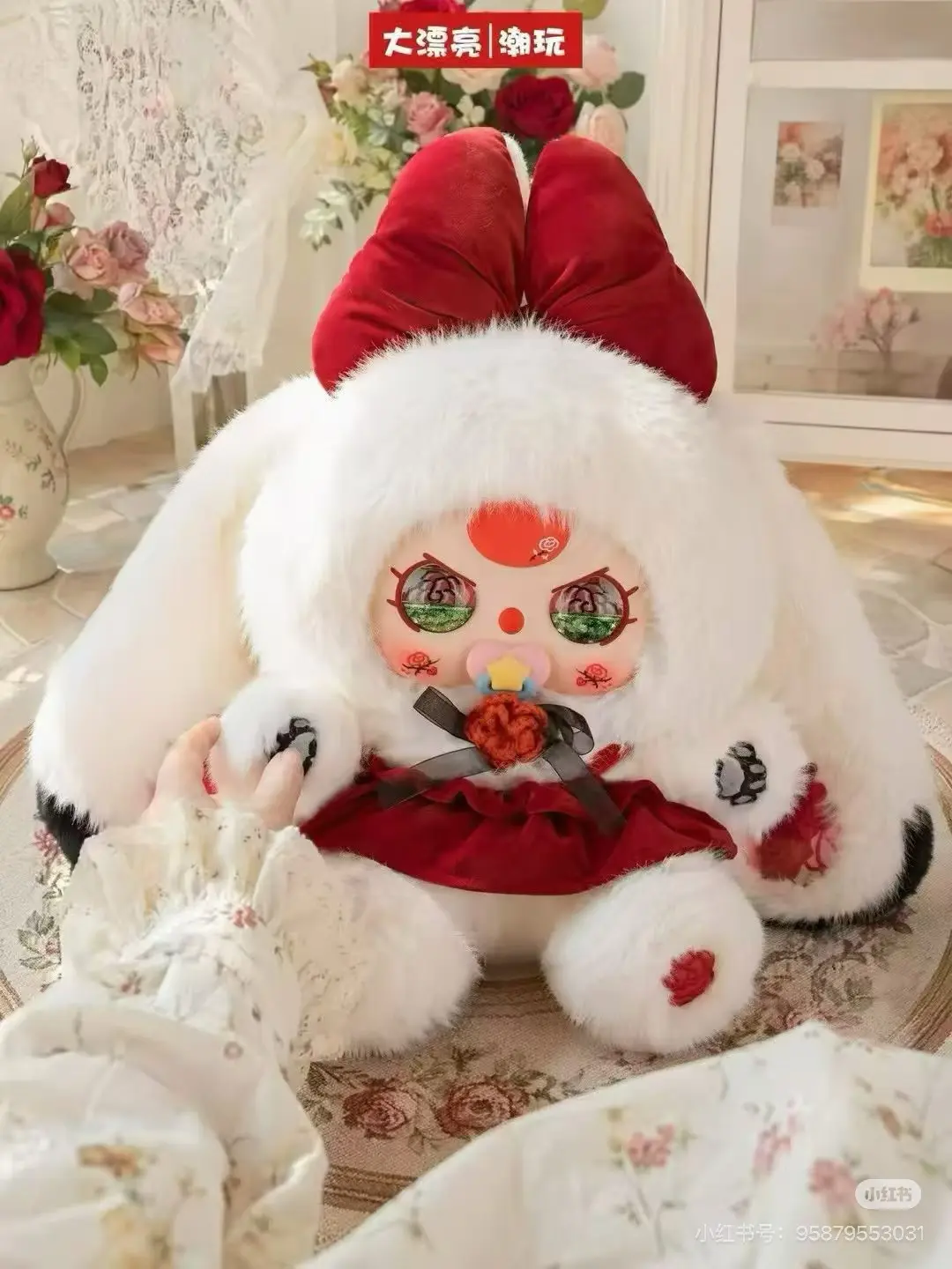 CN-BB3-colorful world 800% series Mystery Boxes Bag Pendant Bunny Plush Dolls Soft Collectibles(1/12secret)